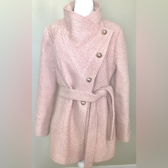 Jessica Simpson Jackets & Blazers - Jessica Simpson Light Pink Wool Coat